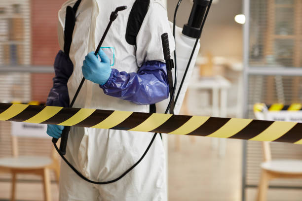 Professional Biohazard Cleanup technician working in East Andover, NH